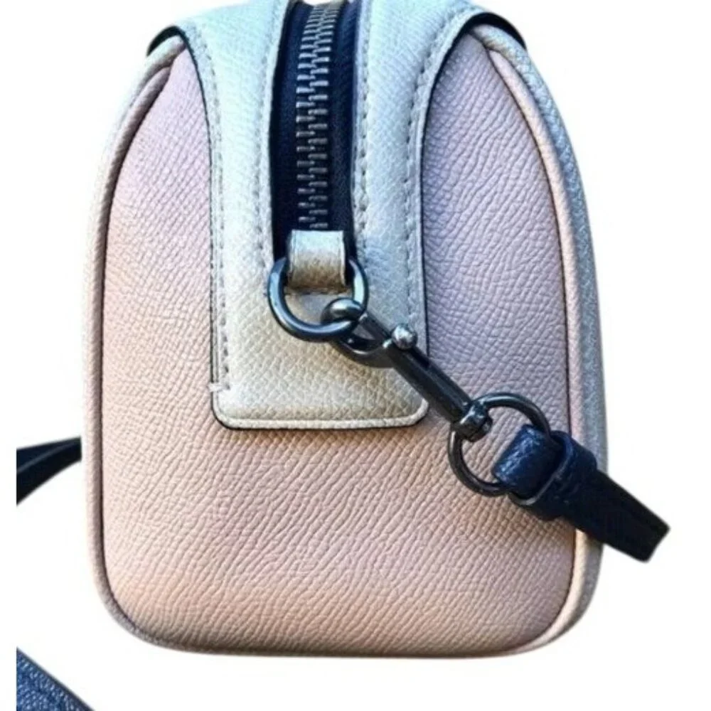 Coach Mini Bennett Cross grain leather Crossbody in Gradient Ombre Dégradé 91456